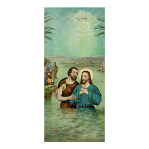 Taufe Jesu Christi Werbekarte