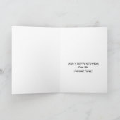 Taufe Jesu, Festgläserweihnachtsgrüße Karte (Innenseite)