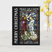 Taufe Jesu, Festgläserweihnachtsgrüße Karte (Gelbe Blume)