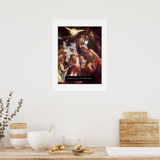 Taufe Jesu Poster (Küche)