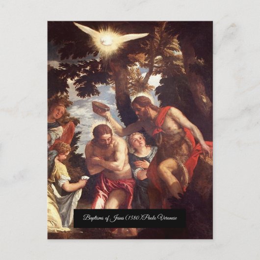 Taufe Jesu Postkarte (Vorderseite)