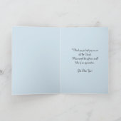 Taufe-Jungen-Taufe danken Ihnen für Priester Karte (Innenseite)