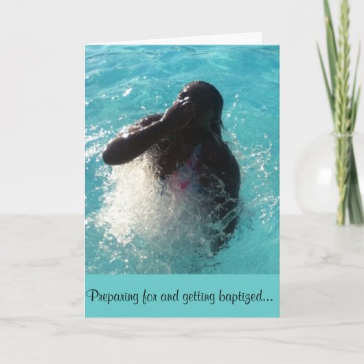 Taufe Karte (Vorderseite)