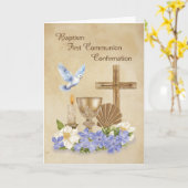 Taufe Kommune Bestätigung RCIA Begrüßung Karte (Gelbe Blume)