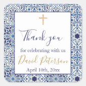 Taufe Kommunionsbestätigung für Aufkleber (Vorderseite)