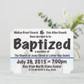 Taufe laden ein einladung (Stehend Vorderseite)