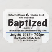 Taufe laden ein einladung (Vorne/Hinten)