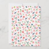 Taufe lädt ein, Girl Christening Einladungen (Rückseite)