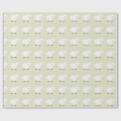 Taufe-Lamm Geschenkpapier (Flach)