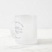 Taufe Mattglastasse (Vorderseite Links)