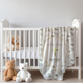 Taufe mit Cross, Bunny Fleece Blanket