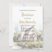 Taufe mit kirchlichem Hintergrund Einladung (Vorderseite)