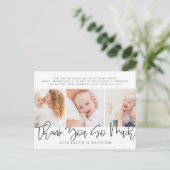 Taufe Modernes Foto Postkarte (Stehend Vorderseite)