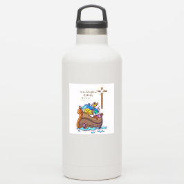 Taufe Noahs Arktochter Personalisiert Aufkleber