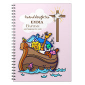 Taufe Noahs Arktochter Personalisiert Notizblock (Vorderseite)