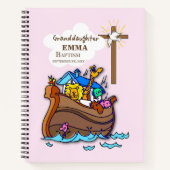 Taufe Noahs Arktochter Personalisiert Notizblock (Vorderseite)