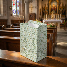 Taufe Olivenhaine & Goldenes Kreuz Mittlere Geschenktüte