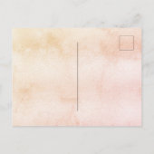 Taufe Pampas-Gras-Blütenschmetterling-Blume Einladungspostkarte (Rückseite)