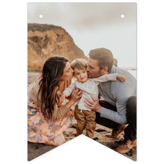 Taufe Party Dekoration Personalisiert 16 Foto Wimpelkette (Zweite Fahne)