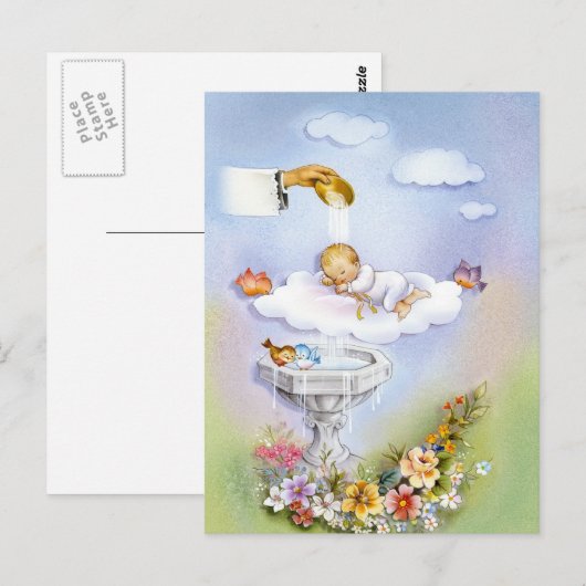 Taufe Postkarte (Vorne/Hinten)