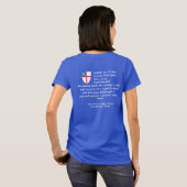 Taufe prayer/St.George T - Shirt (Schwarz voll)