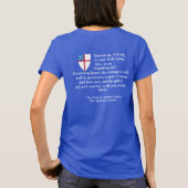Taufe prayer/St.George T - Shirt (Rückseite)