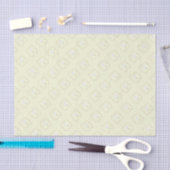 Taufe Rosa Blumenreath Seidenpapier (Handwerk)