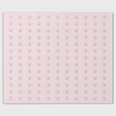 Taufe, Rosa, Mädchen, Lamm Geschenkpapier (Flach)