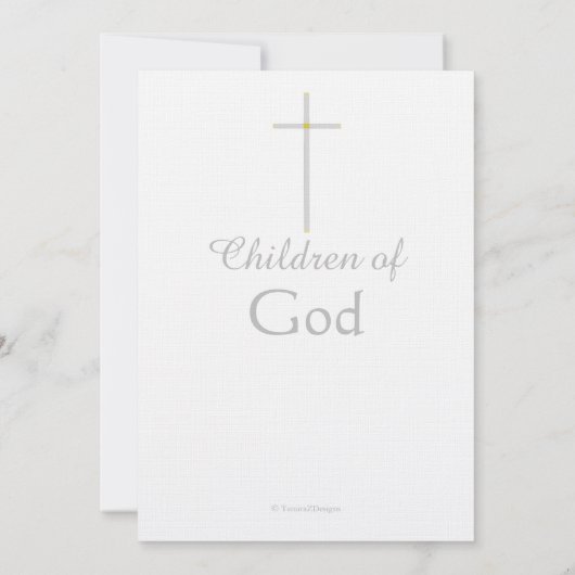 Taufe Rosa Triplets Einladung (Rückseite)