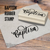 Taufe Rubber-Briefmarke Gummistempel