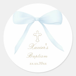 Taufe Runder Aufkleber