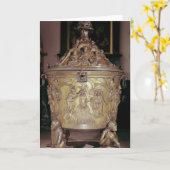 Taufe Schriftart Karte (Gelbe Blume)