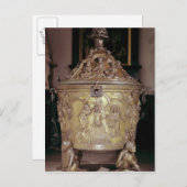 Taufe Schriftart Postkarte (Vorne/Hinten)