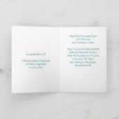 Taufe, Segen, Glückwünsche, Beispiel Karte (Innenseite)