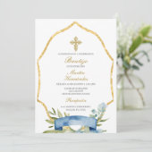 Taufe Spanische Einladung (Stehend Vorderseite)