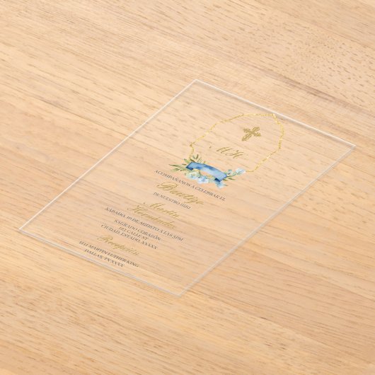 Taufe Spanische Einladung (Ablage )