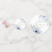 Taufe staubige Blüten Konfetti (Rückseiten)