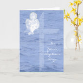 Taufe-Tag Karte (Gelbe Blume)