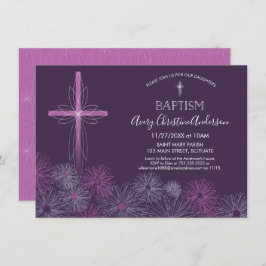 Taufe, Taufeinladung - Mädchen, Gewohnheit Einladung