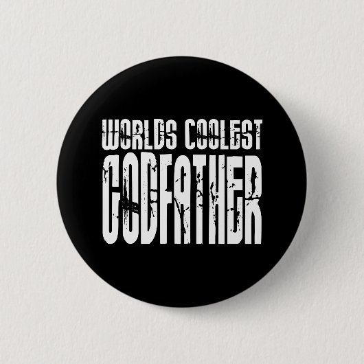 Taufe-Taufgeschenk-Weltcoolster Pate Button (Vorderseite)
