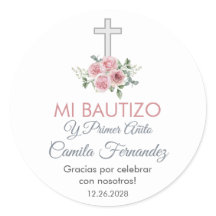 Taufe und erste Geburtstagsfavoriten Pink Roses