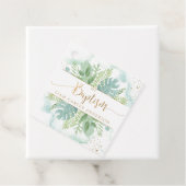 Taufe Vielen Dank für die grüne und blaugrüne Wass Geschenkanhänger (Beispiel)