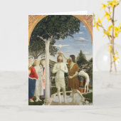 Taufe von Christus Karte (Gelbe Blume)