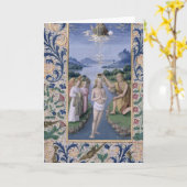 Taufe von Christus Karte (Gelbe Blume)