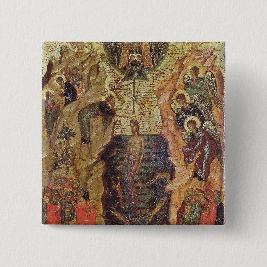Taufe von Christus, von Sandzak Button (Vorderseite)