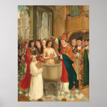 Taufe von Clovis - Saint Giles Fine Art Poster