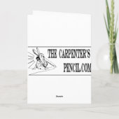 Taufe von Jesus greyscale 8x10 Karte (Rückseite)