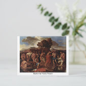 Taufe von Nicolas Poussin Postkarte (Stehend Vorderseite)