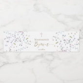 Taufe Wasserflaschenetikett (Einzelnes Label)