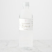 Taufe Wasserflaschenetikett (Vorderseite)